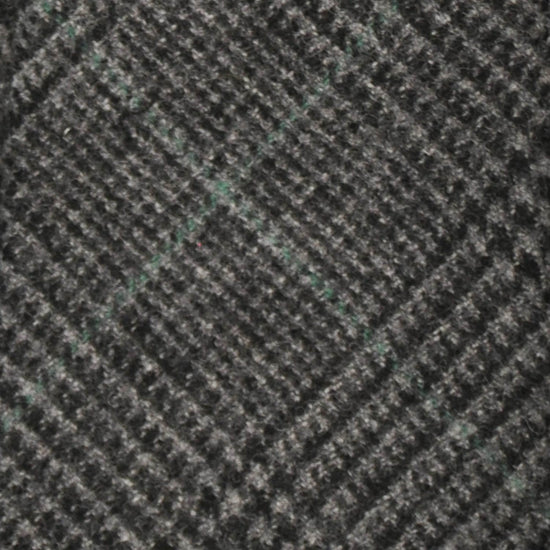 Anthracite Grey Glen Check Wool Tie Unlined F.Marino Napoli