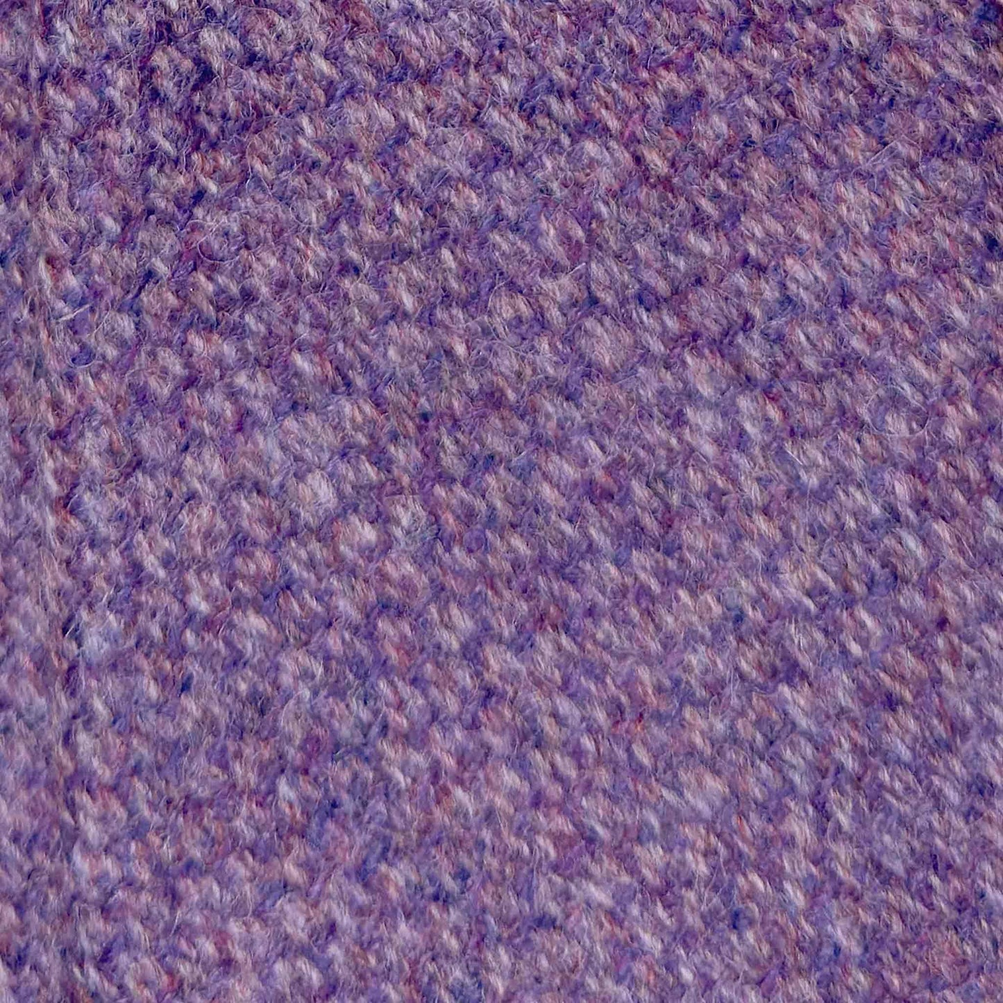 Cravate en tweed de laine glicine, fabriquée à la main en Italie