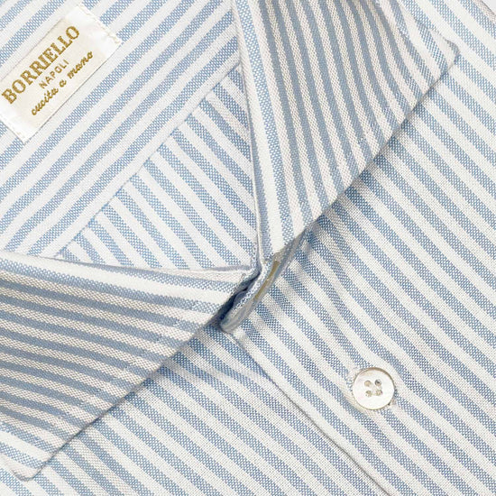 Striped Cotton Oxford Shirt Borriello Napoli