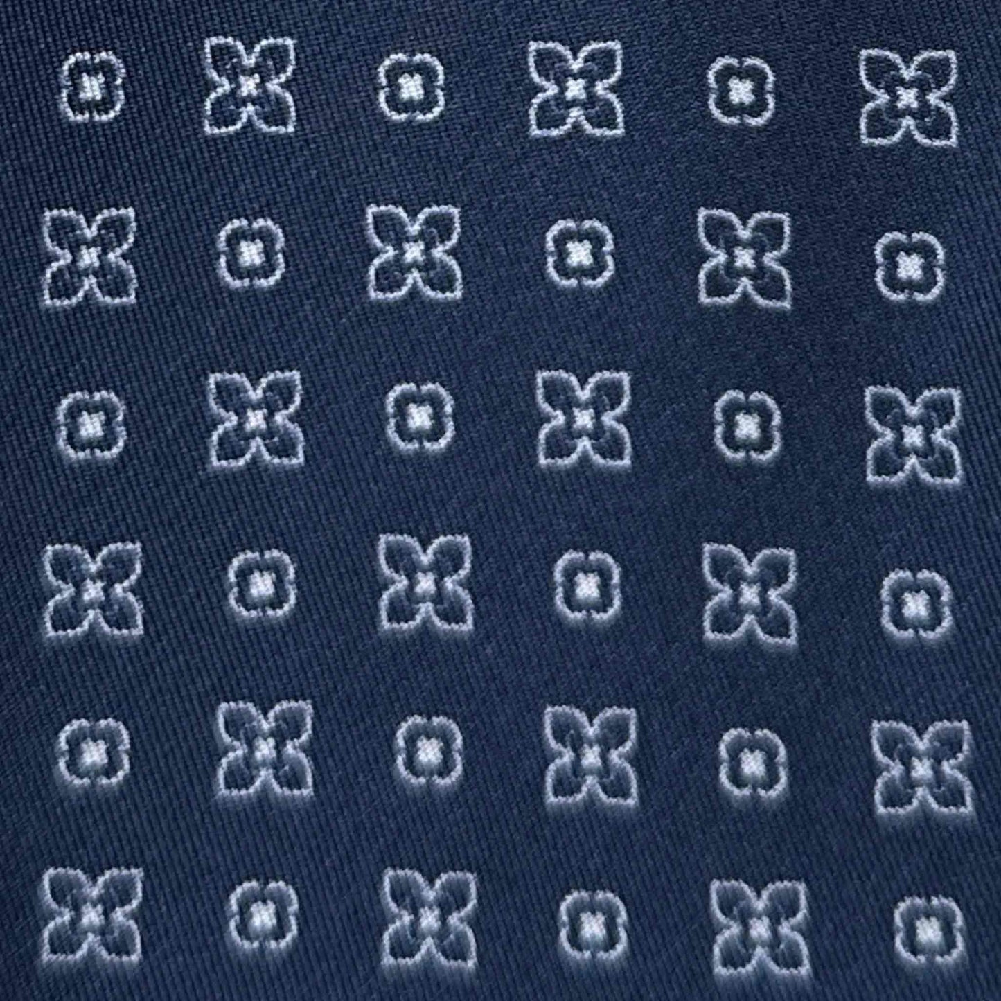 Shop Men's Blue Silk Tie Classic Geometric Fantasy Pattern.