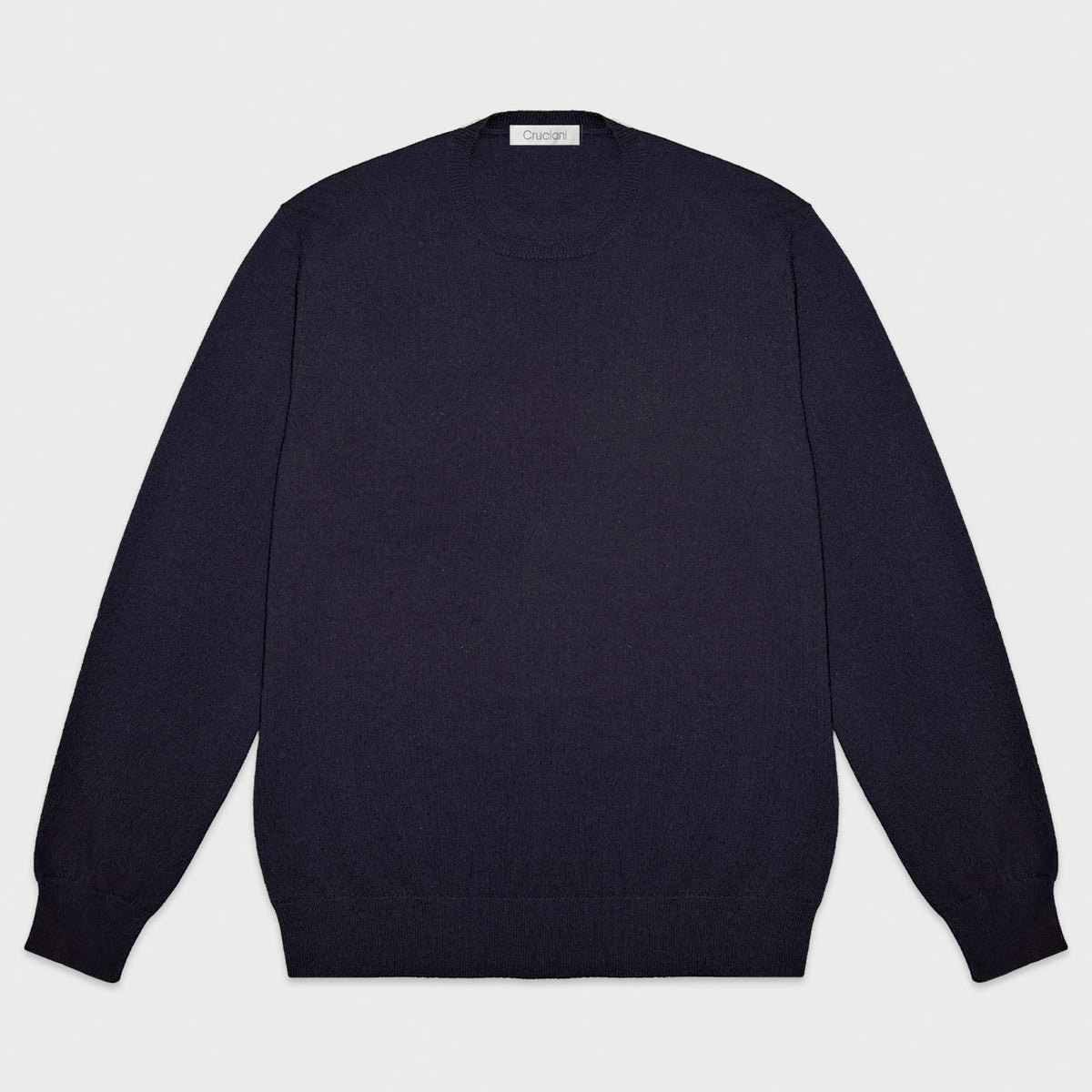 Night Blue Cashmere Sweater Crewneck Cruciani