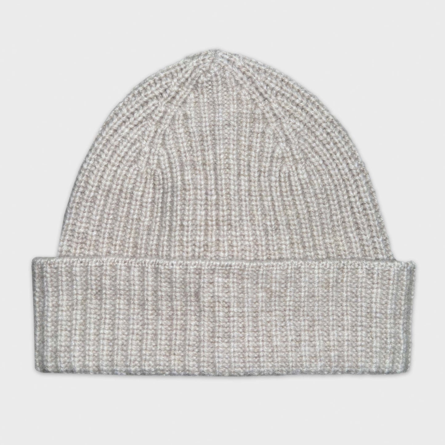 Greige Cashmere Ribbed Hat Shop Geneva Luxury Accessories. Soft cashmere hat ribbed made in Italy by Doriani with 100% cashmere is the right unisex hat, one size, soft and warm ideal on cold and windy days.