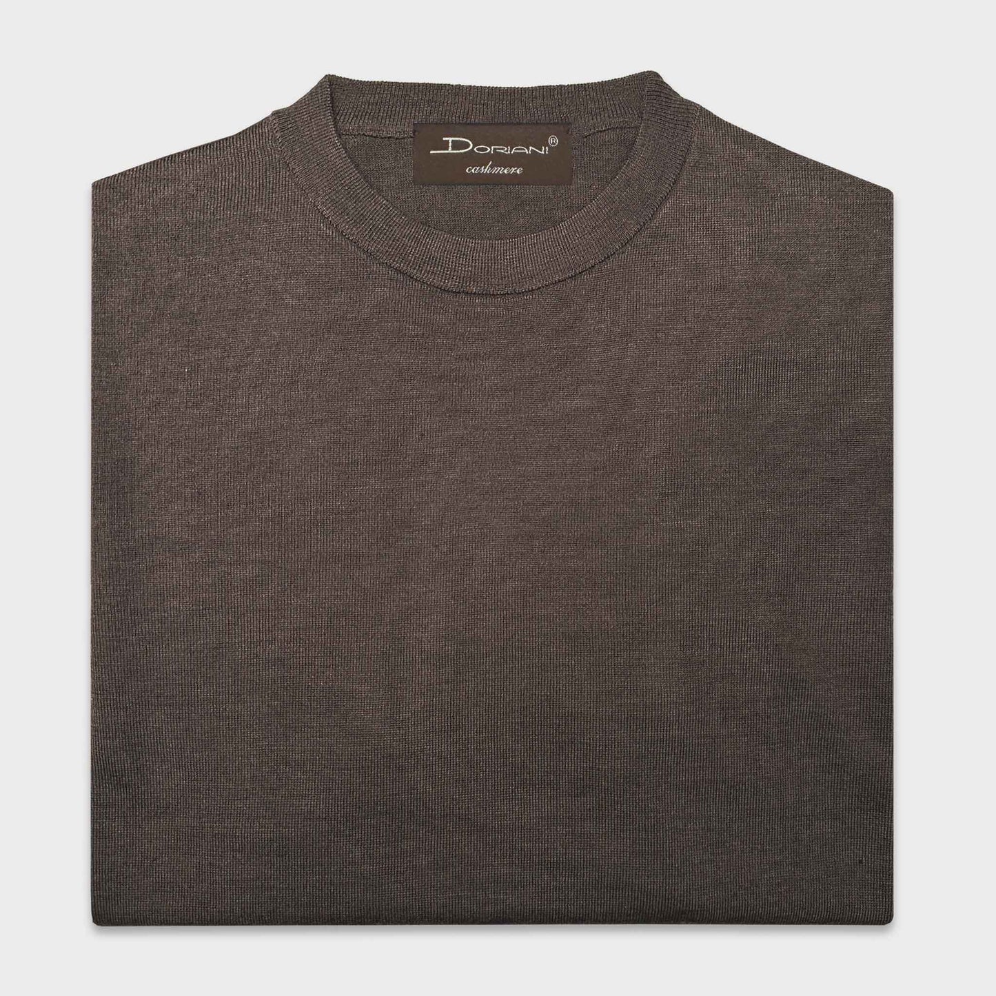 Brown Sweater Wool Silk Cashmere Shop Doriani cashmere in Geneva