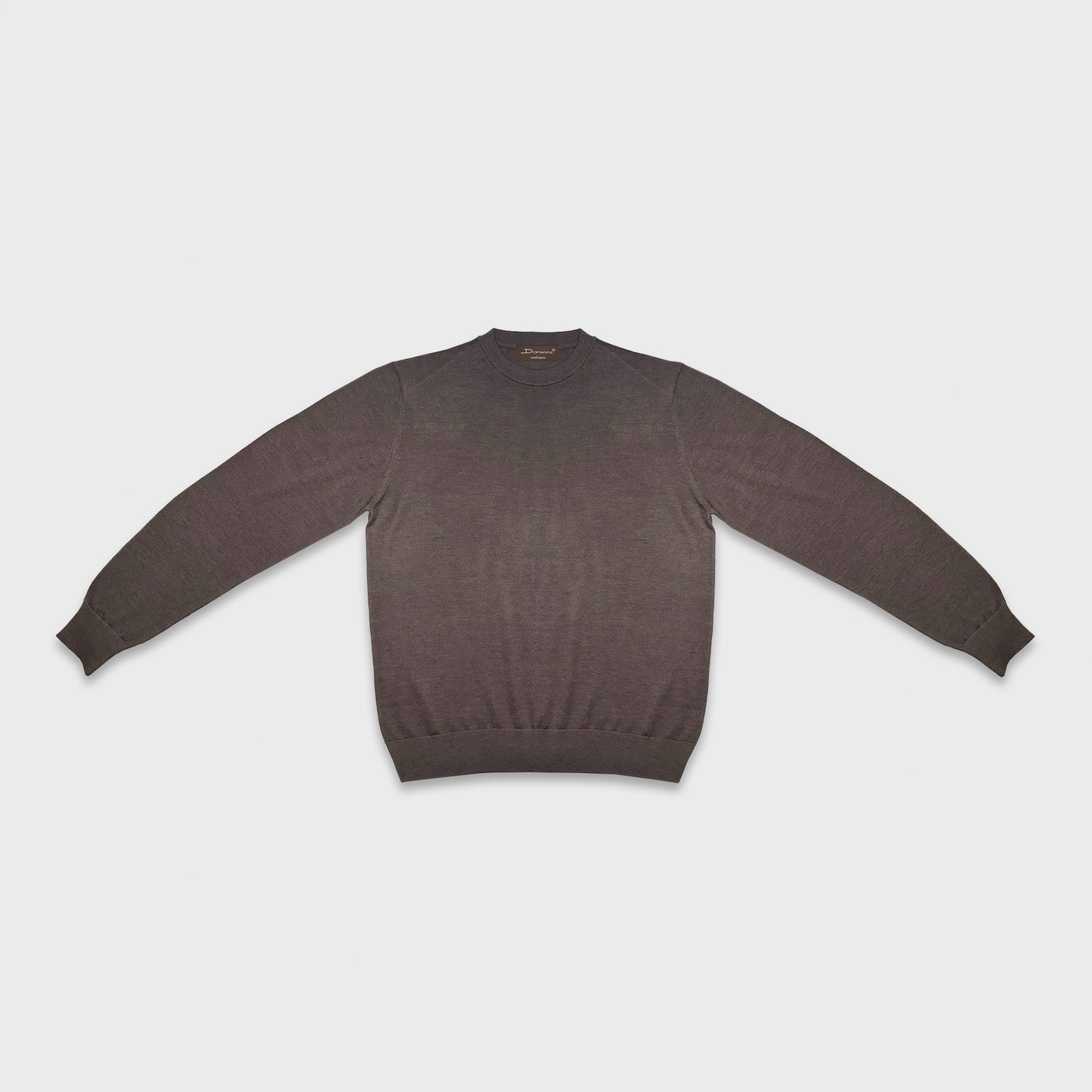 Brown Sweater Wool Silk Cashmere Shop Doriani cashmere in Geneva