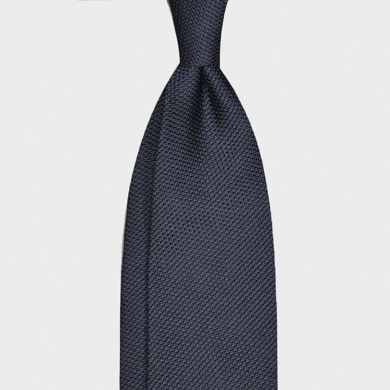 navy grenadine tie