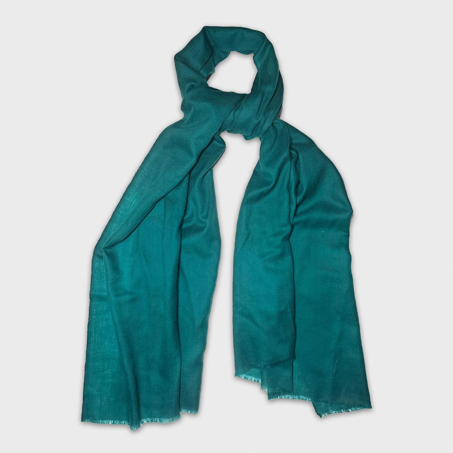 Emerald Green Cashmere Scarf Made in Italy