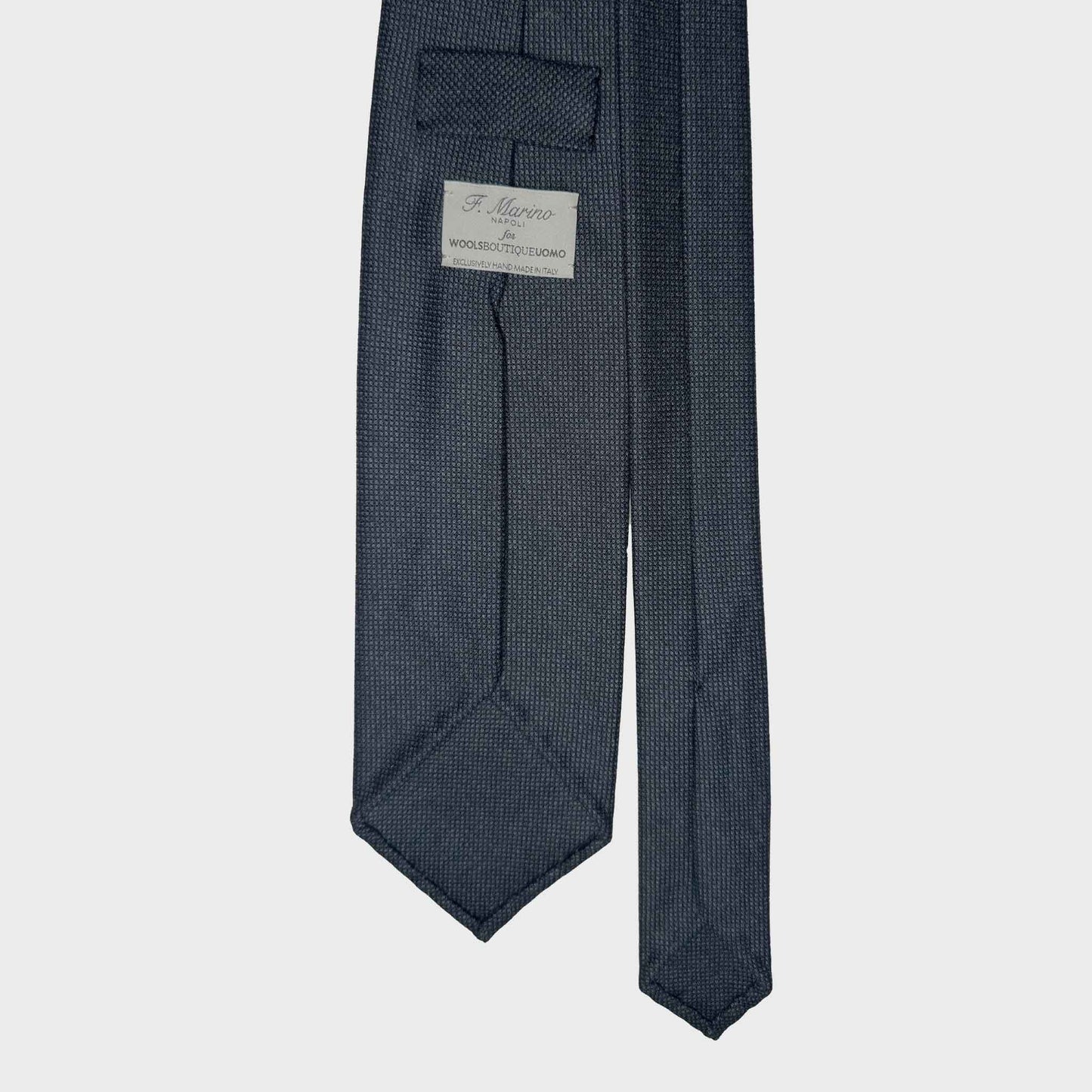 Birdseye Wool Tie Exclusive Elegant Weave Softness discover at Geneva menswear store Wools Boutique Uomo