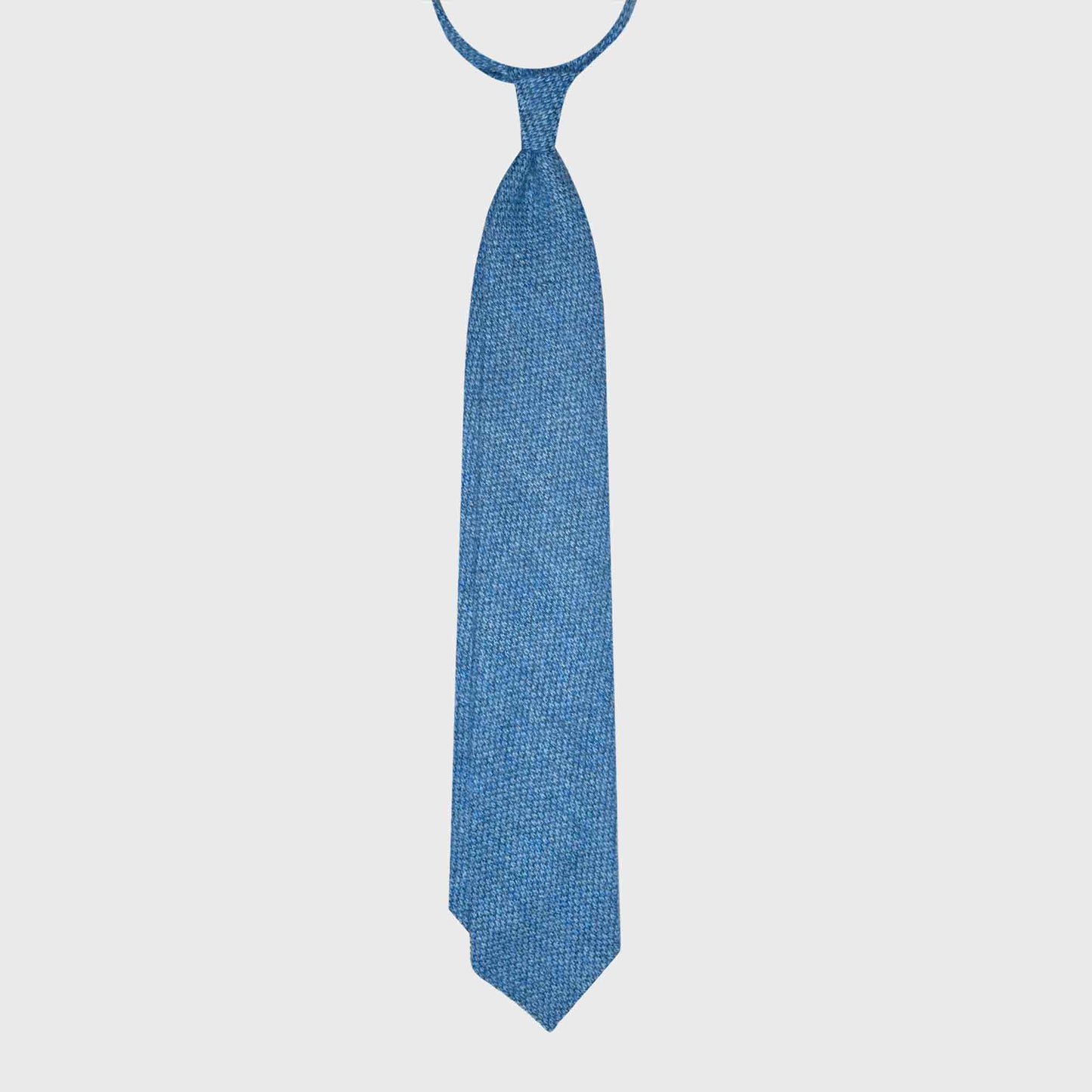 Barleycorn Tweed Sky Blue Men's Wool Tie Geneva