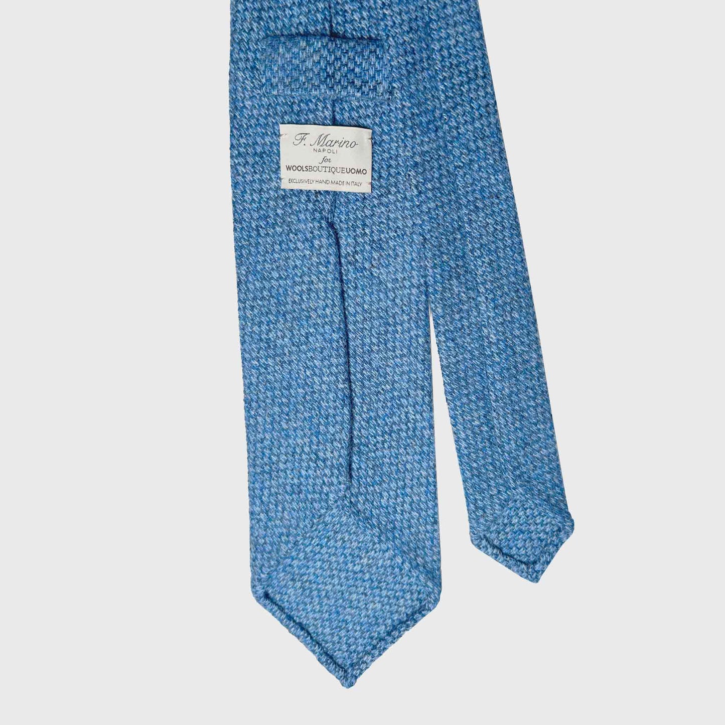 Barleycorn Tweed Sky Blue Men's Wool Tie Geneva