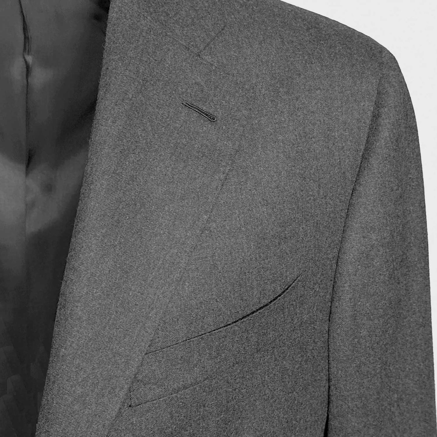 Grey Suit Loro Piana Zelander Dream Superfine Merino Wool Caruso.