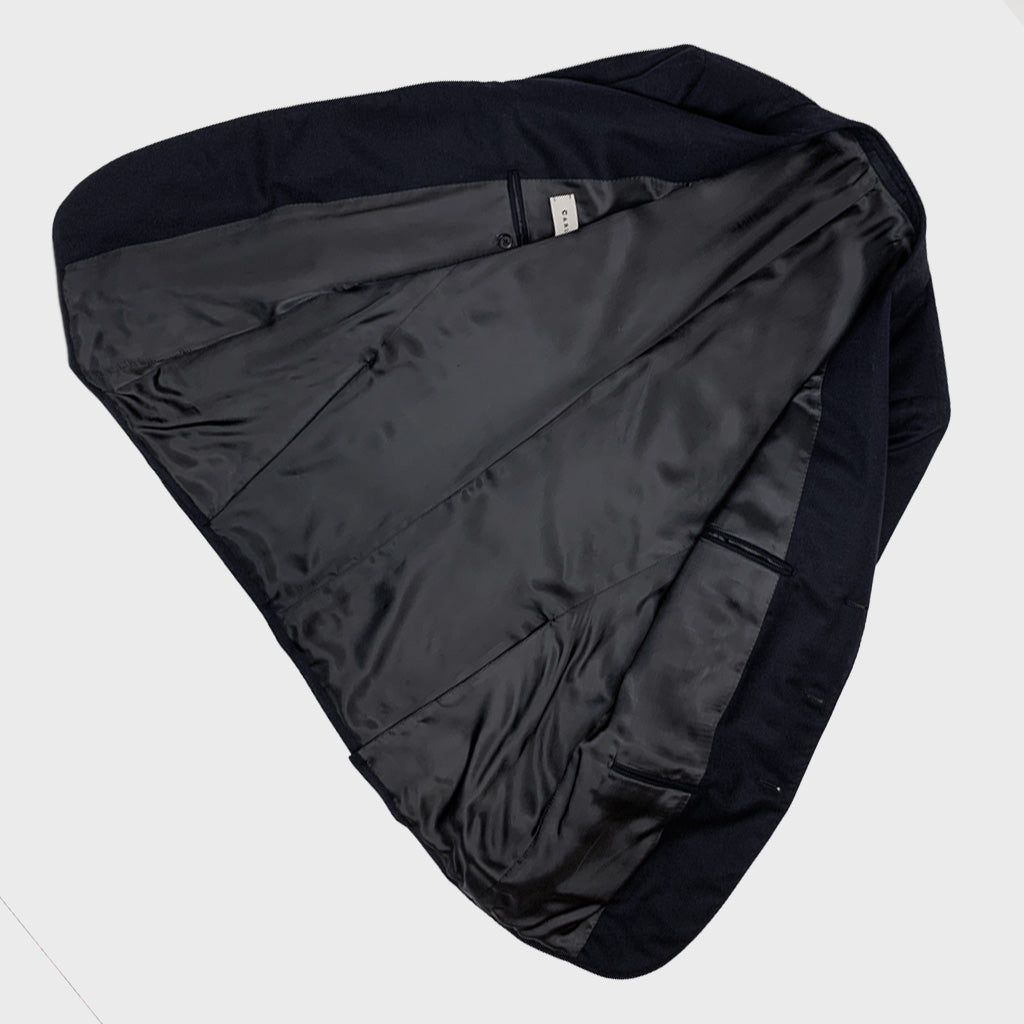 Caruso Wool Jacket for Autumn Winter Blue-Wools Boutique Uomo