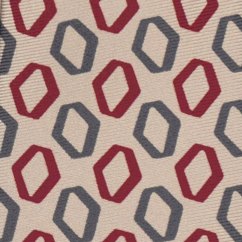 F.Marino Handmade 7-Folds Silk Tie Ivory Vintage 60s-Wools Boutique Uomo