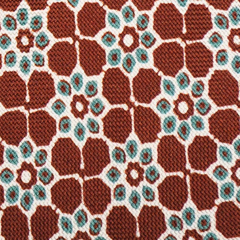 F.Marino Handmade Panama Silk Tie 3-Fold Teal Green-Wools Boutique Uomo