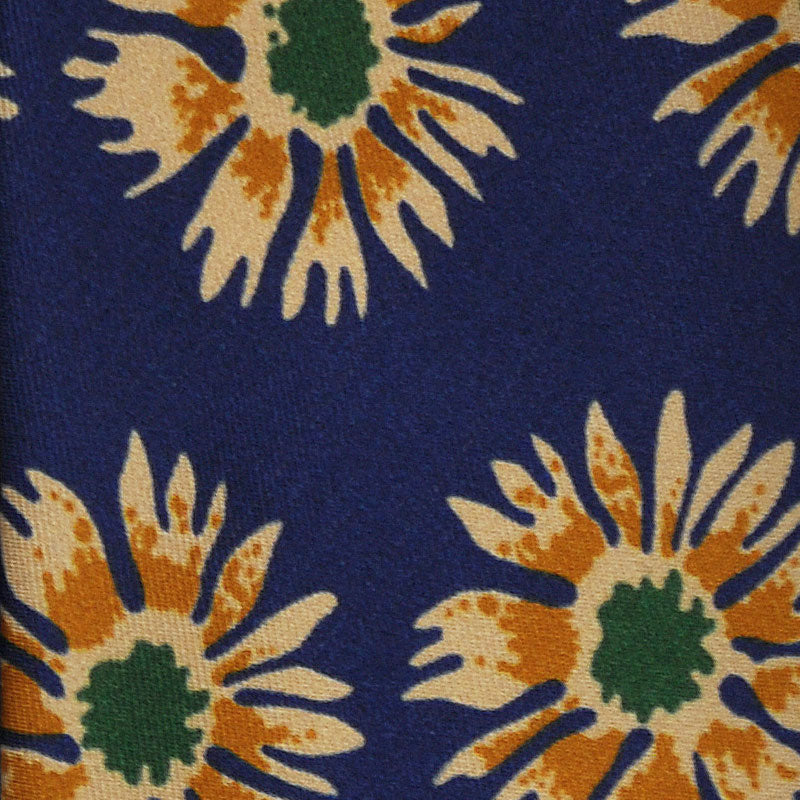 F.Marino Handmade Silk Tie 3-Fold Garden Carnations | Blu-Wools Boutique Uomo