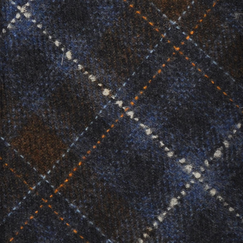 F.Marino Handmade Tie 3-Fold Holland&Sherry Wool Prince of Wales-Wools Boutique Uomo