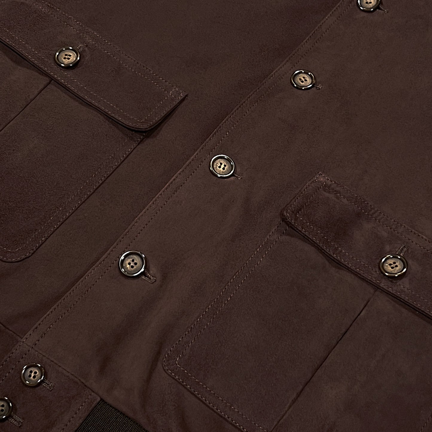 Veste de sport en cuir suédé Valstarino disponible dans Wools Boutique Uomo à Genève