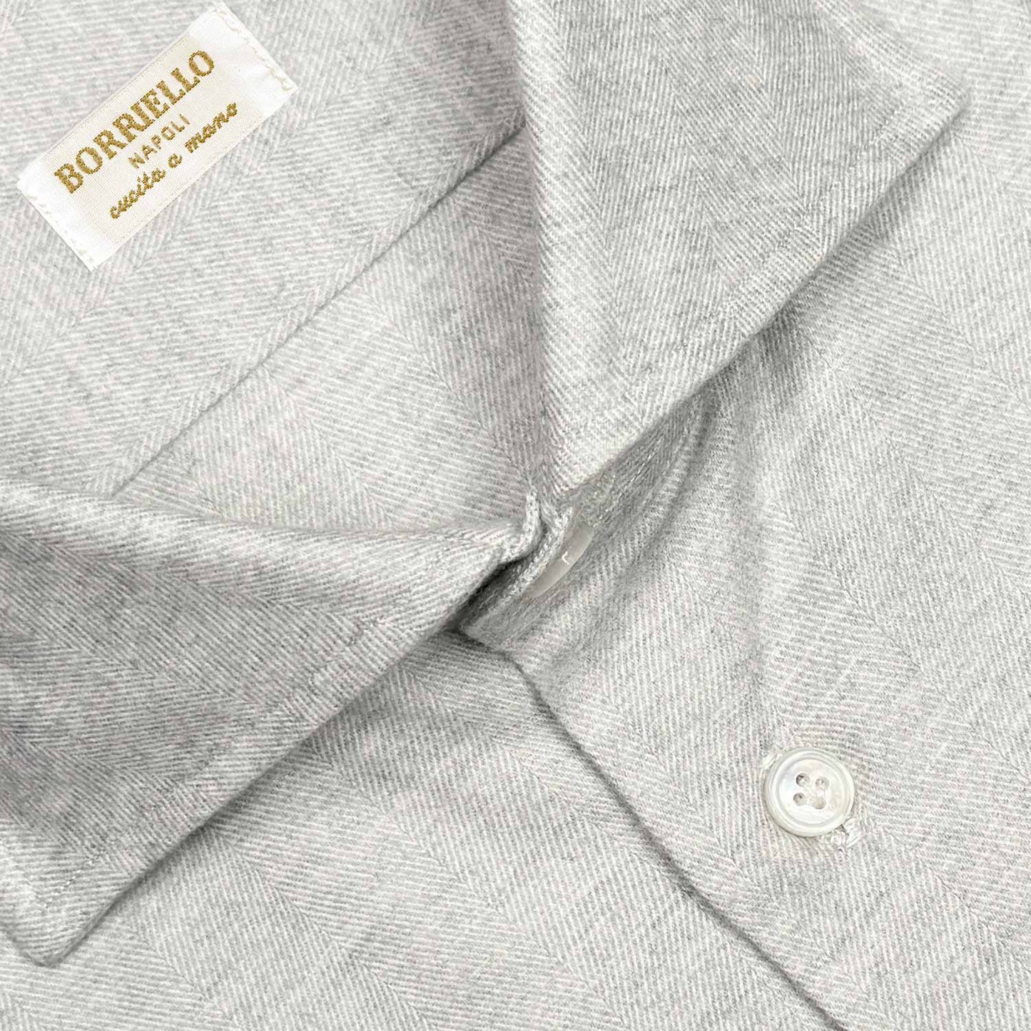 Cotton Cashmere Shirt Borriello Napoli