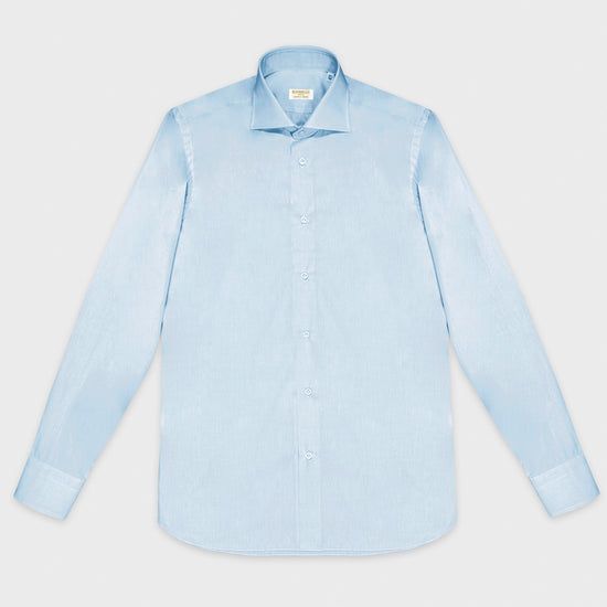 Light Blue Oxford Cotton Shirt Borriello Napoli.
