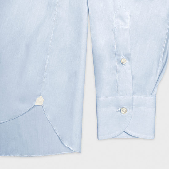 Light Blue Oxford Cotton Shirt Borriello Napoli.