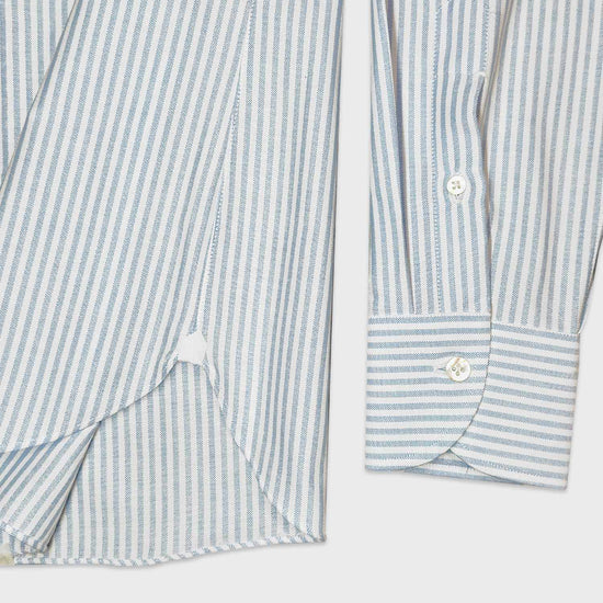 Striped Cotton Oxford Shirt Borriello Napoli