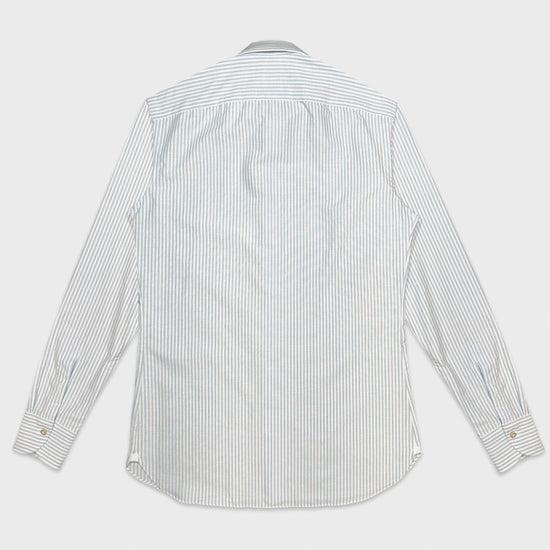 Striped Cotton Oxford Shirt Borriello Napoli