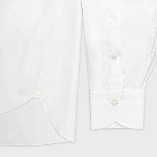 Borriello White Shirt Popeline Cotton-Wools Boutique Uomo