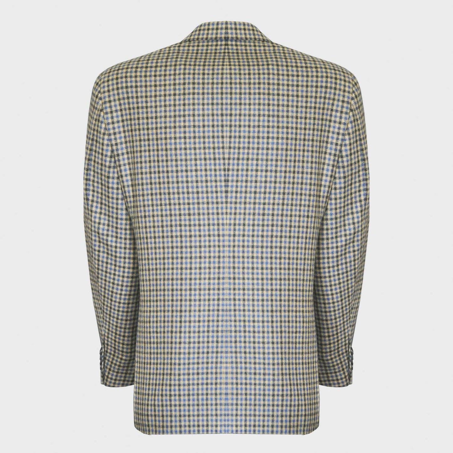 Caruso Gun Club Checked Flannel Wool Tailored Jacket-Wools Boutique Uomo