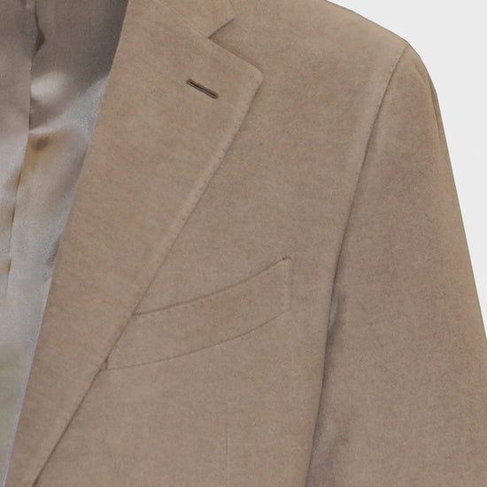 Caruso Moleskin Cotton Tailored Jacket Stonewall-Wools Boutique Uomo