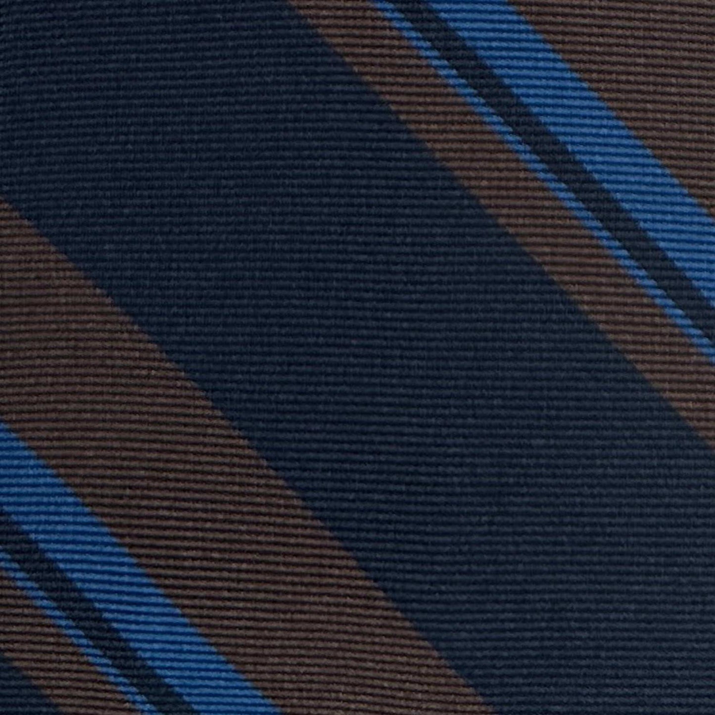 Coffee Brown Striped Regimental Silk Tie Shop Geneva