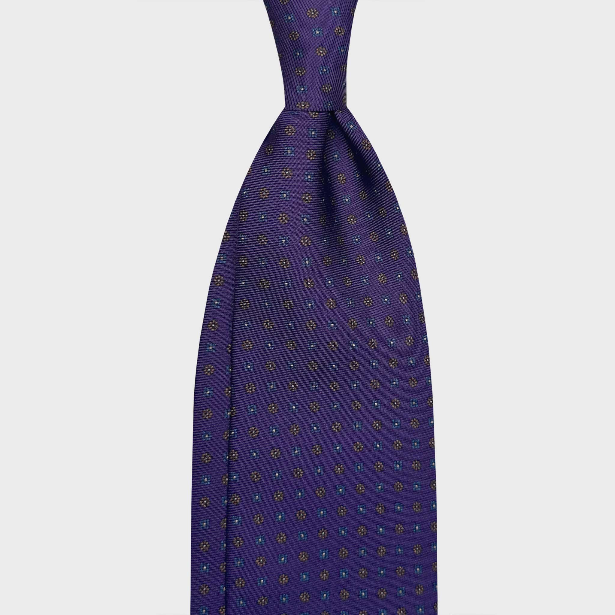 未使用 GEOFFREY B. SMALL／handmade silk tie GEOFFREY BEENE Handmade Silk Necktie Black & Silver 57 1/2