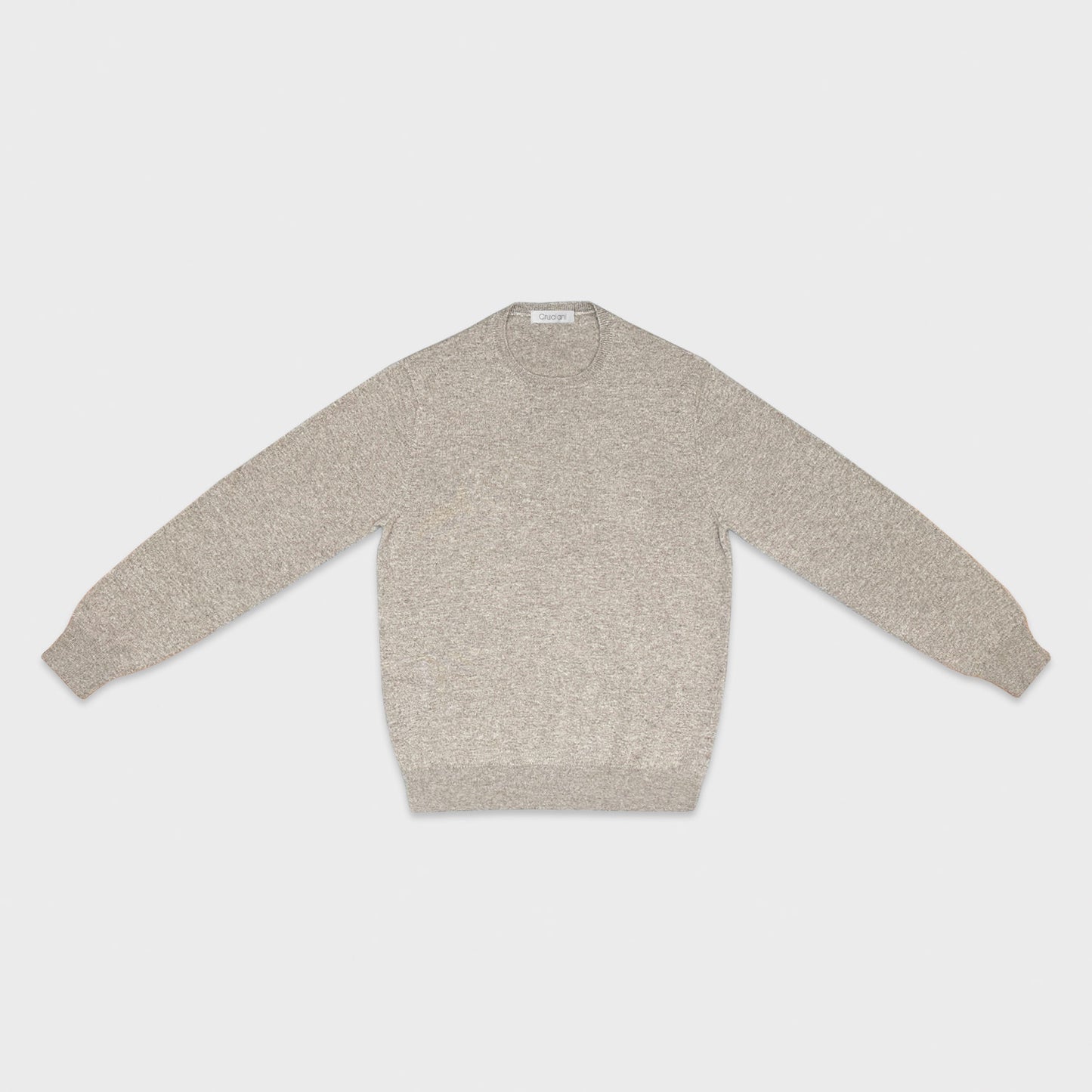 Cruciani Cashmere Sweater Crewneck Sand Brown