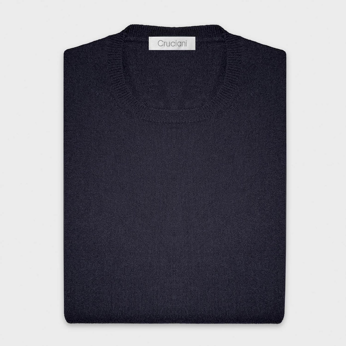 Cruciani Cashmere Sweater Crewneck Blue