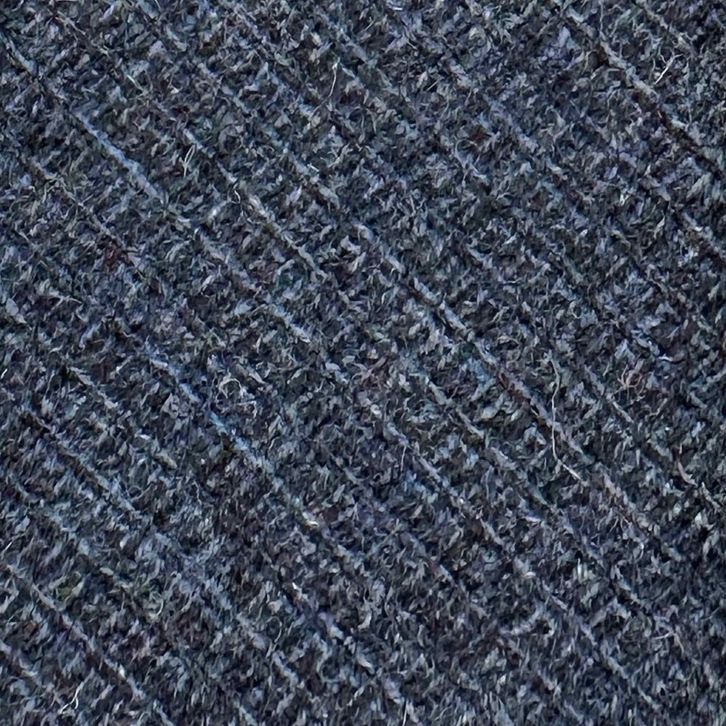 Denim Blue Light Shetland Tweed Tie Made in Italy detail fabric
