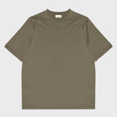 Doriani Cotton Short Sleeve T-Shirt Mud Green