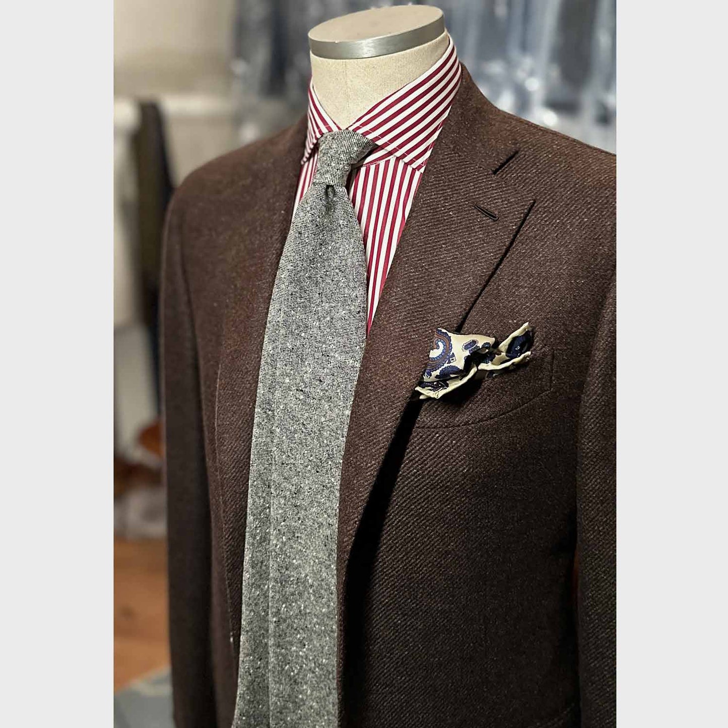 Donegal Tweed Wool Tie 