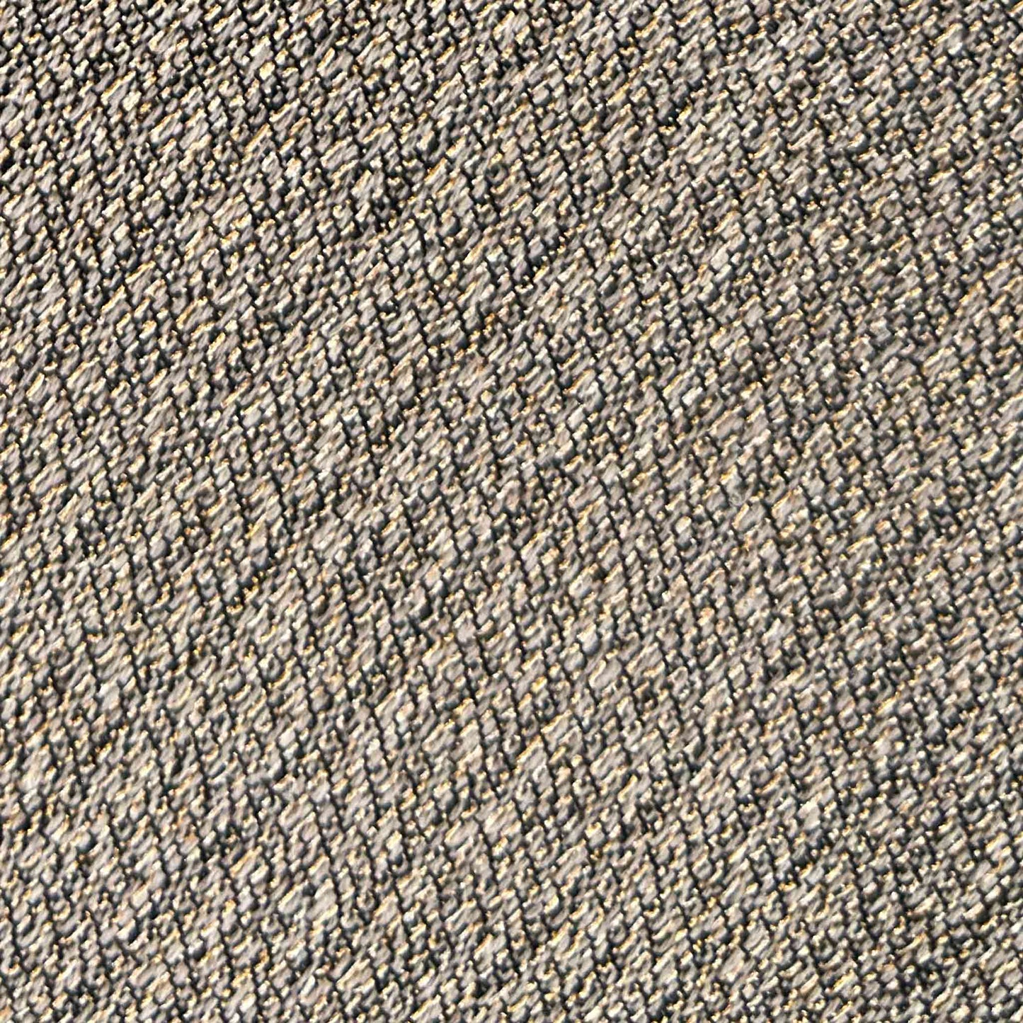 Greige silk tie diagonal mélange texture detail