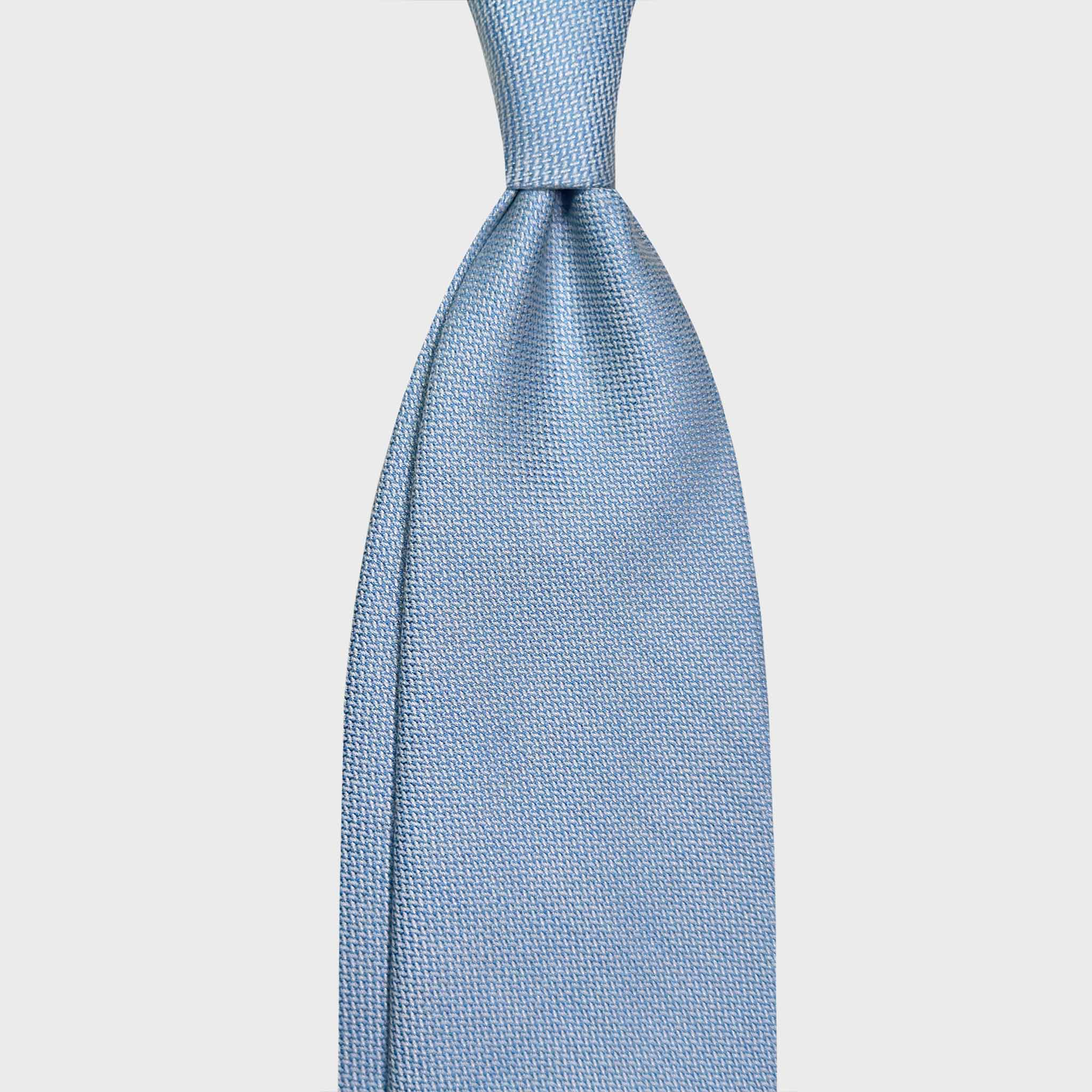 light blue wool tie