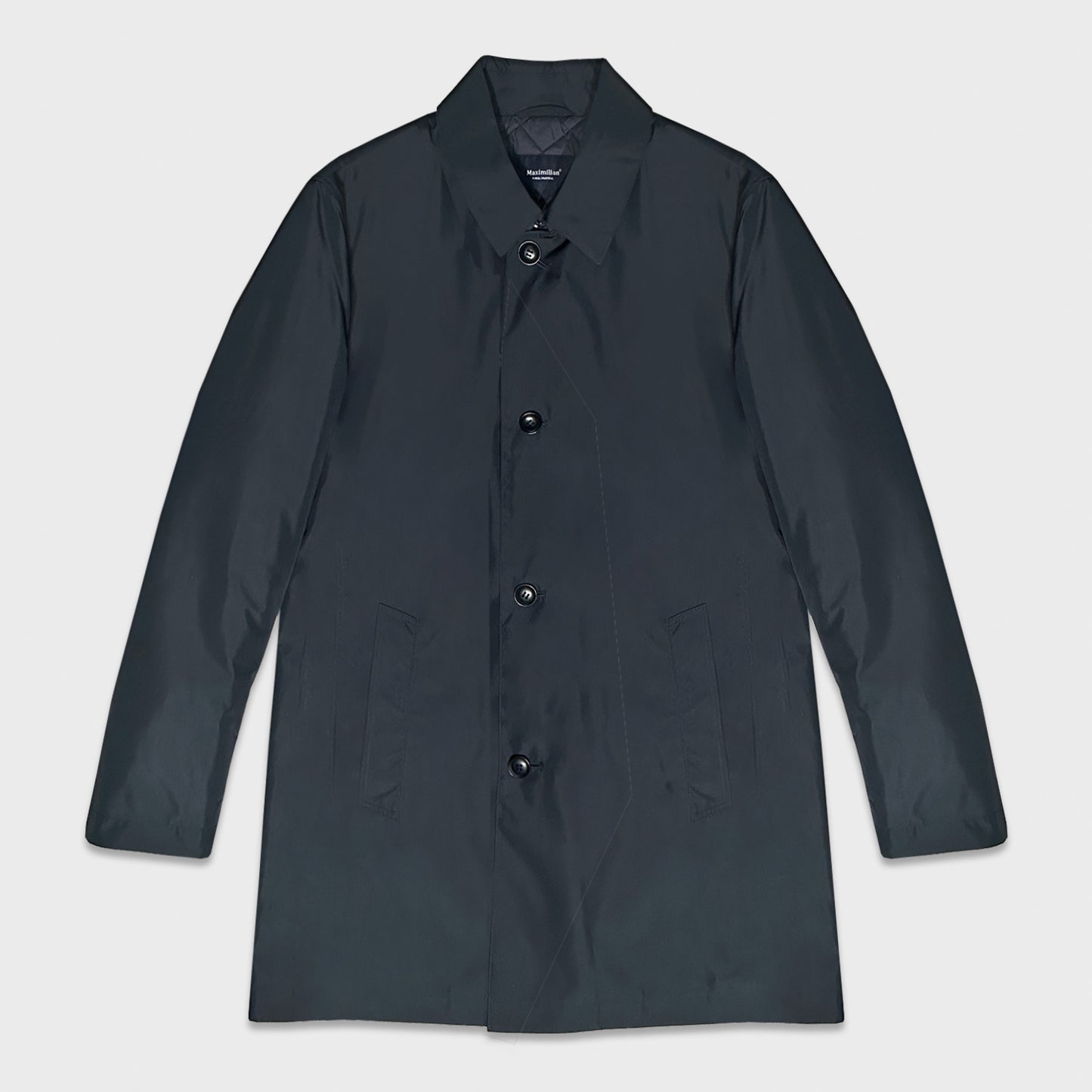 Dark Blue Men's Trench Coat Waterproof Maximilian
