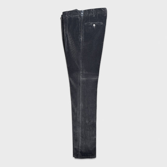 Anthracite Grey Corduroy Cotton Tailoring Trousers Wools boutique Uomo Genève Grand-Rue 13