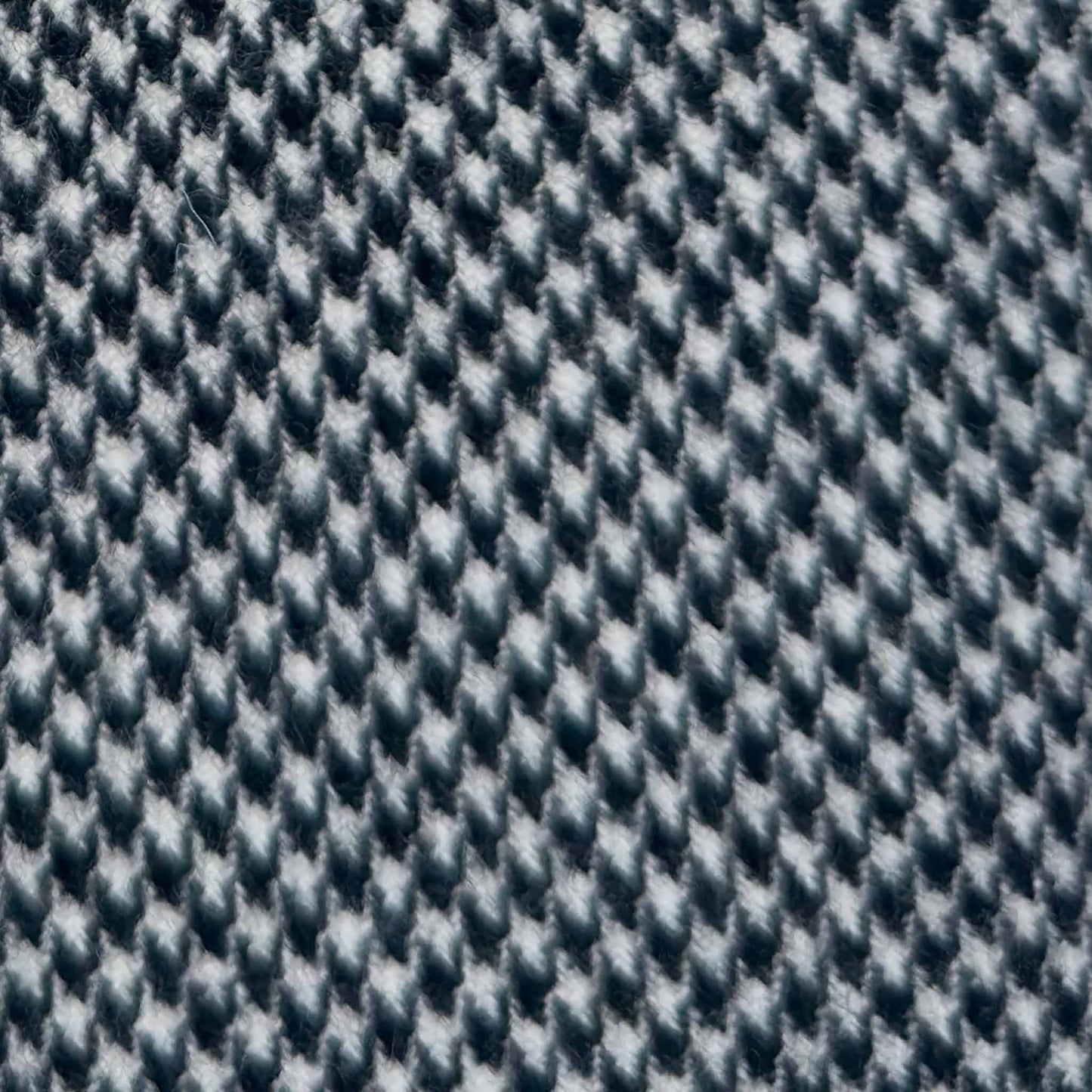 Classic Black White Pied de Poule Tie Hand Made in Italy