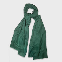 Écharpe en cachemire vert pin