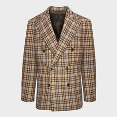 Caruso Costume en laine pour homme pour l'automne et l'hiver Bleu
