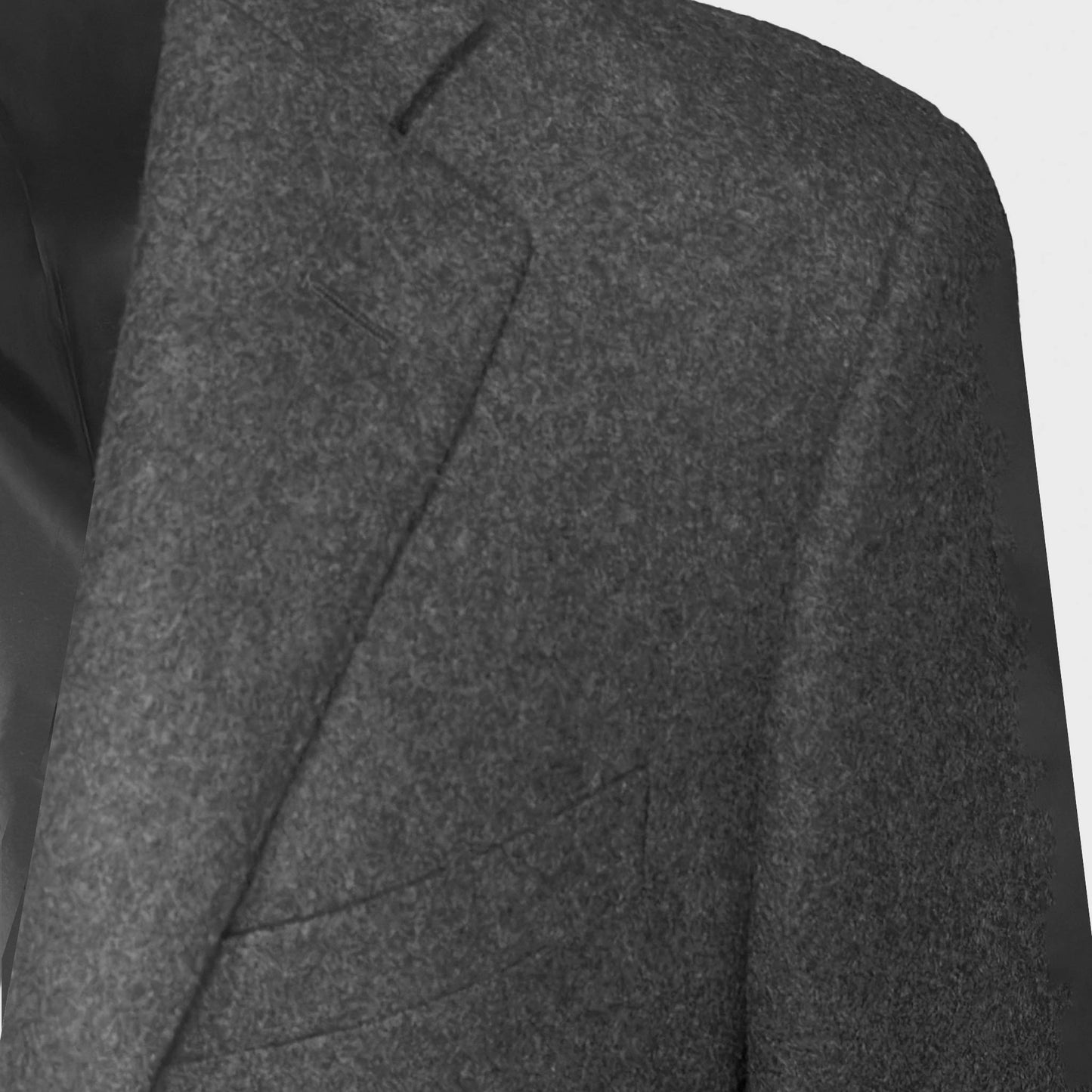 Men's Grey Tailoring Flannel Wool Suit Scuderi x Wools Boutique Uomo Geneva