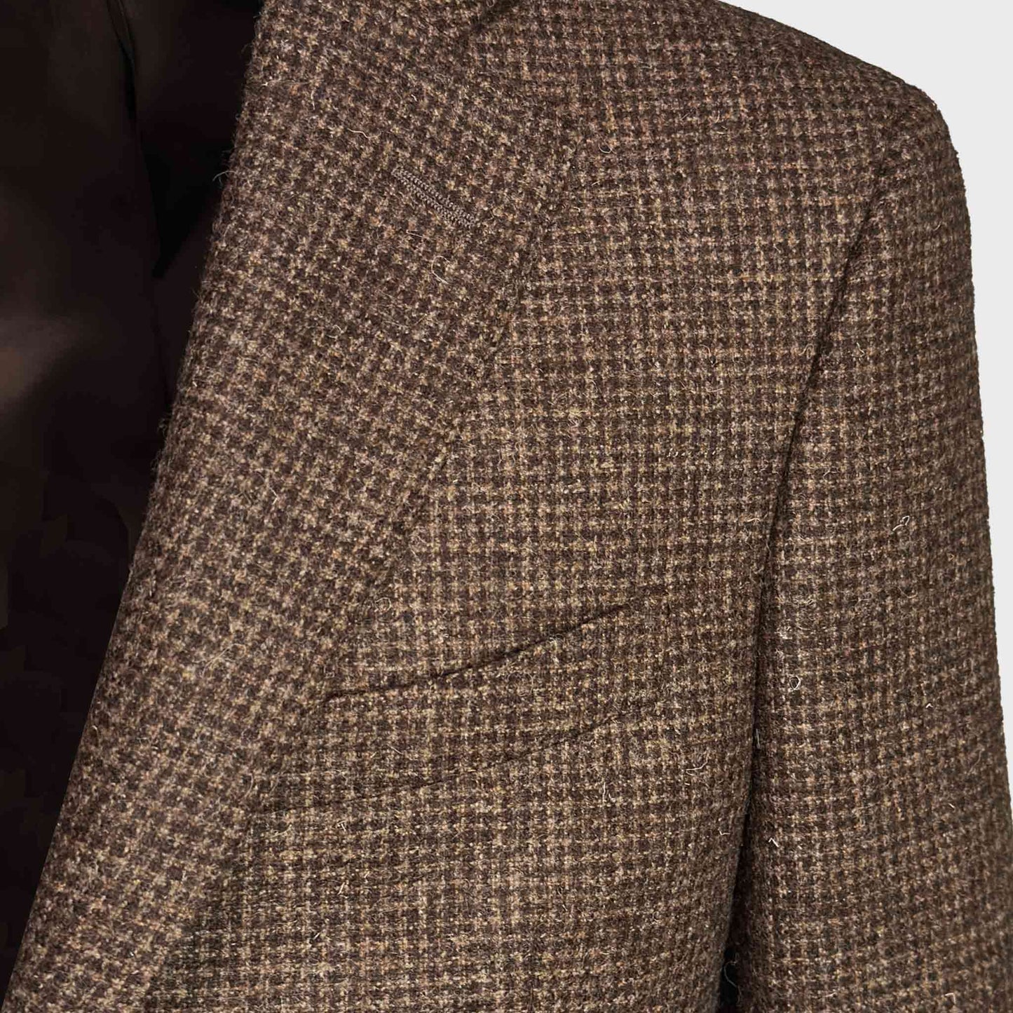 Tailoring Tweed Jacket Marling & Evans Wool Pied de Poule
