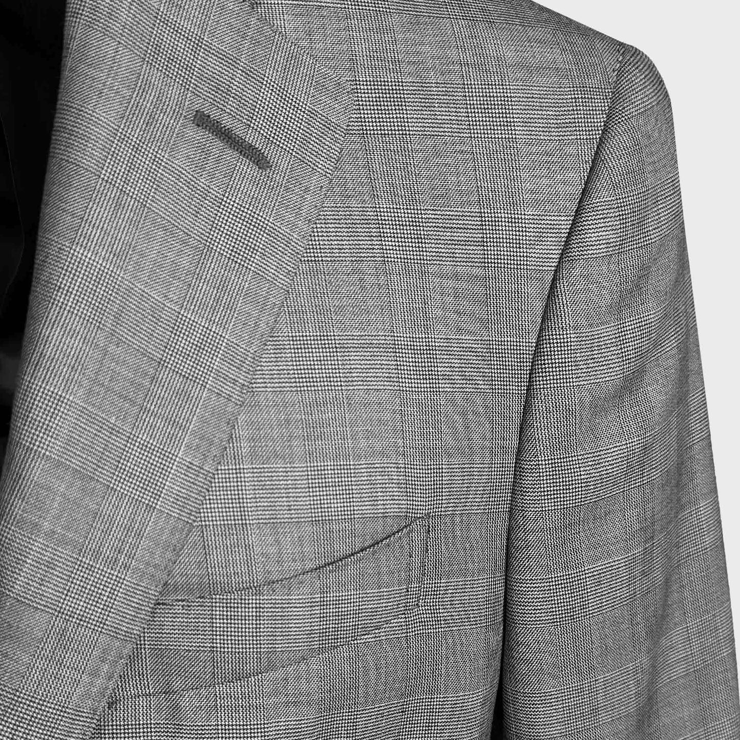 Men's suit Prince of Wales John Foster wool fabric