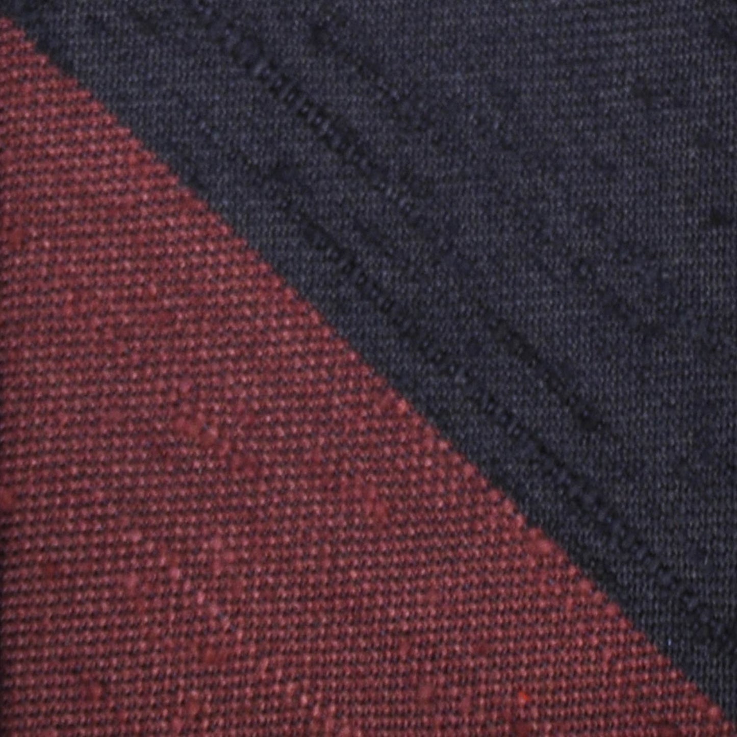 Load image into Gallery viewer, Burgundy Shantung Silk Tie Regimental Wide Striped
