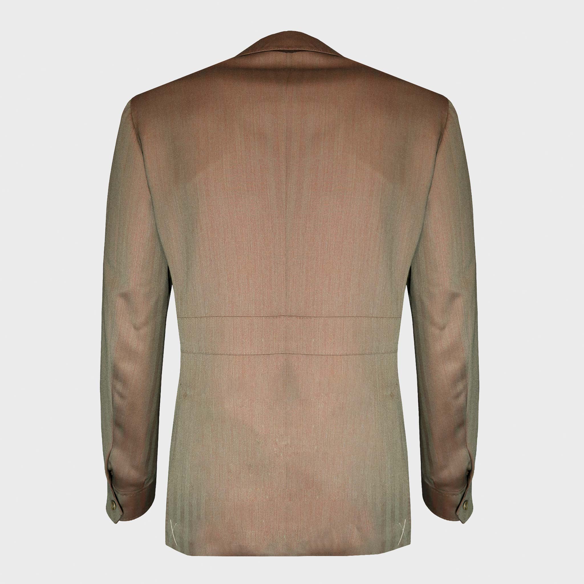 Tailoring Sahariana Suit Solaro Wool Fabric John Foster – Wools ...