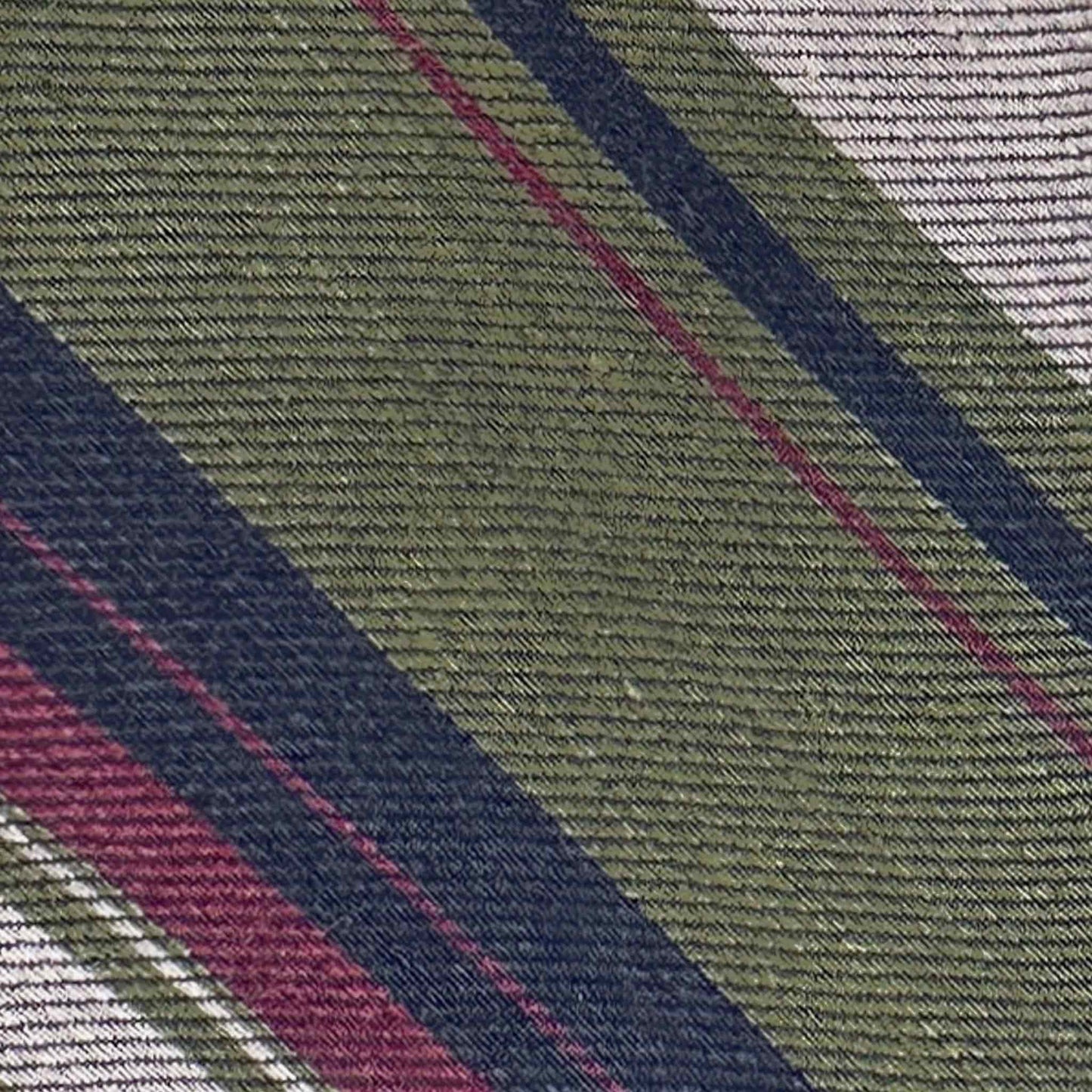 multistripe silk tie lime green navy magenta ivory fabric detail