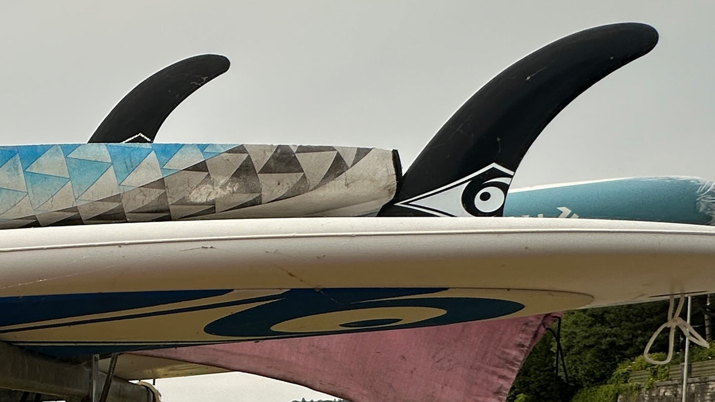Surfboards inspired by the maritime heritage behind the French marinière featured in The Diary