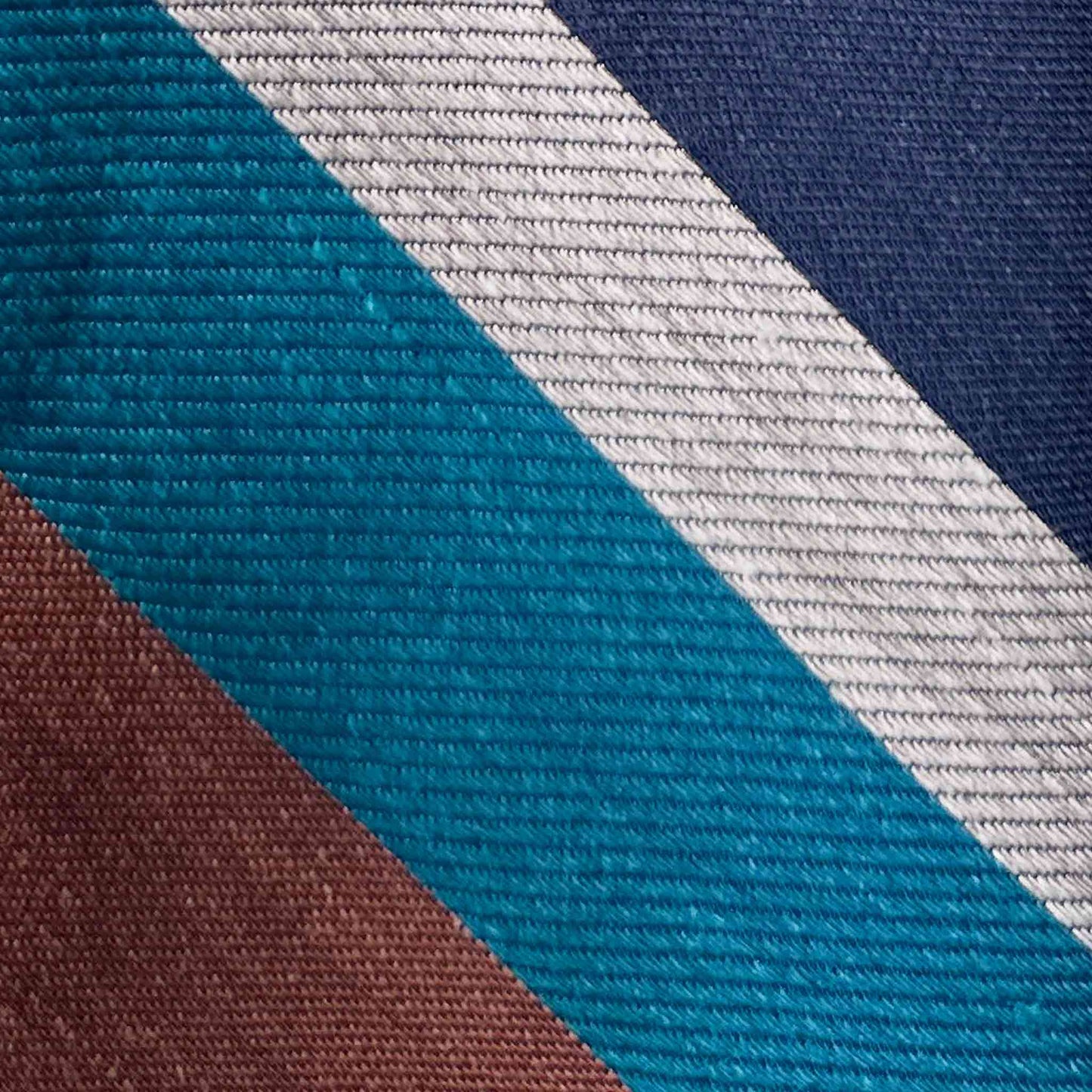 Refined Multicolor Striped Tie Silk Linen Men's Ties Store Geneva